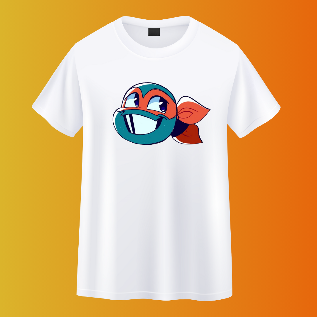 ROTTMNT Mugshot Tee: Mikey