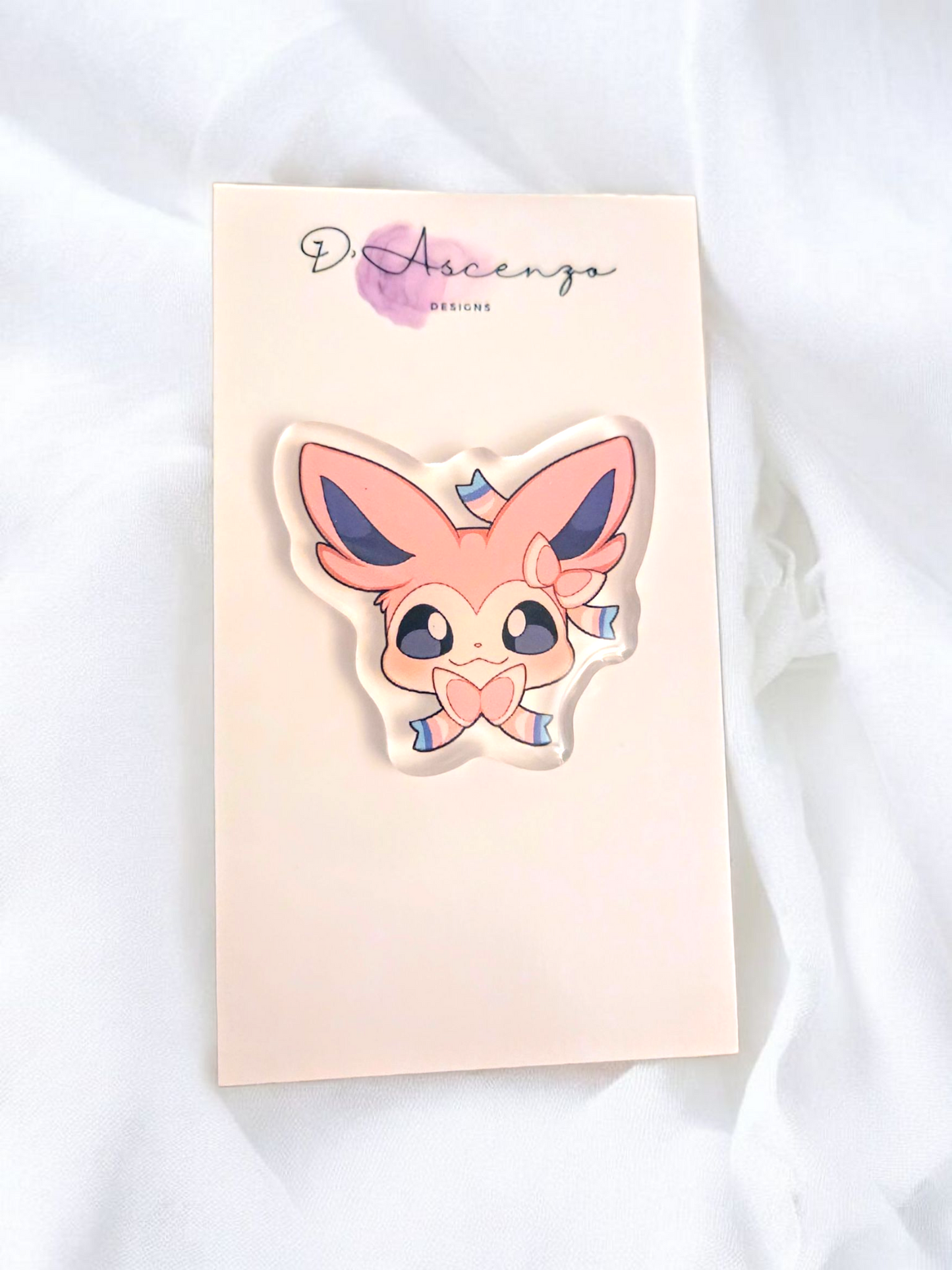 Pokemon Acrylic Pin: Sylveon