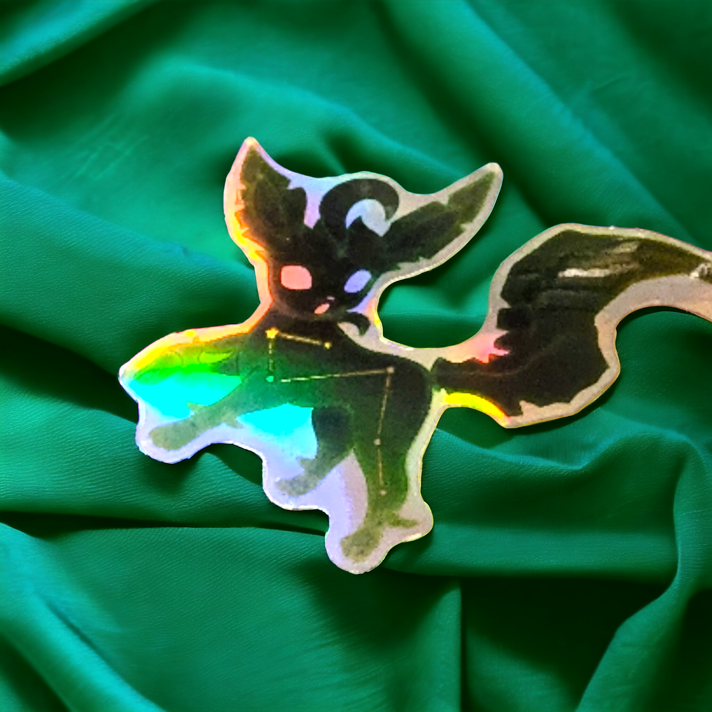 Pokemon Holo Vinyl Sticker: Cosmic Leafeon