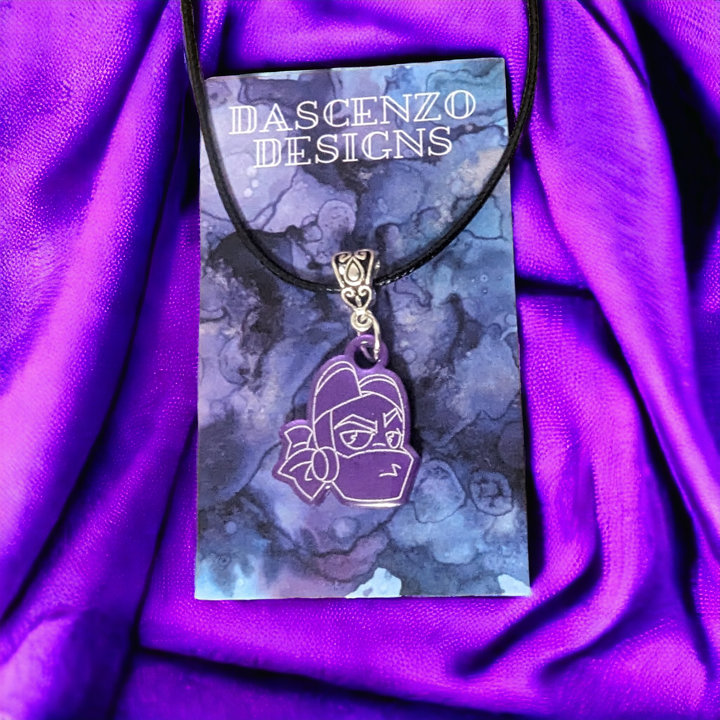 ROTTMNT Handmade Resin Necklace: Donnie