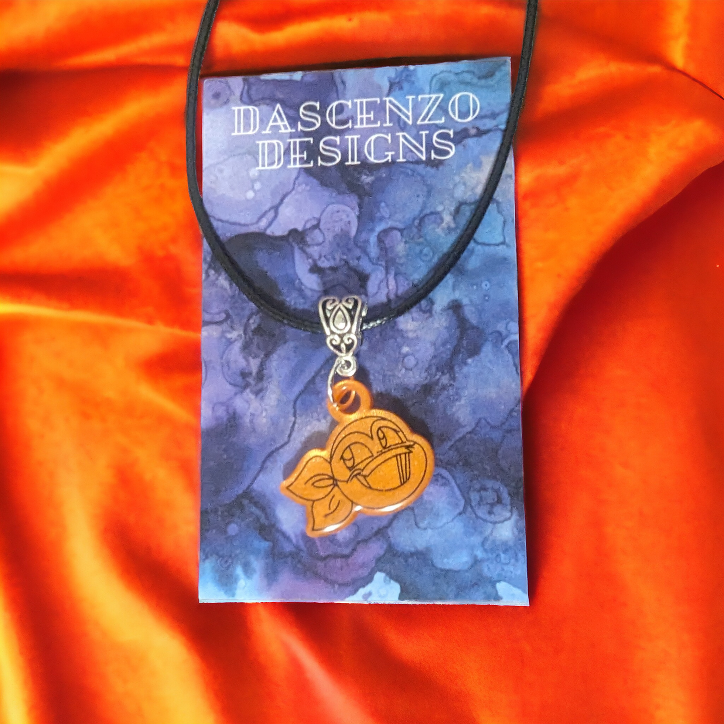 ROTTMNT Handmade Resin Necklace: Mikey