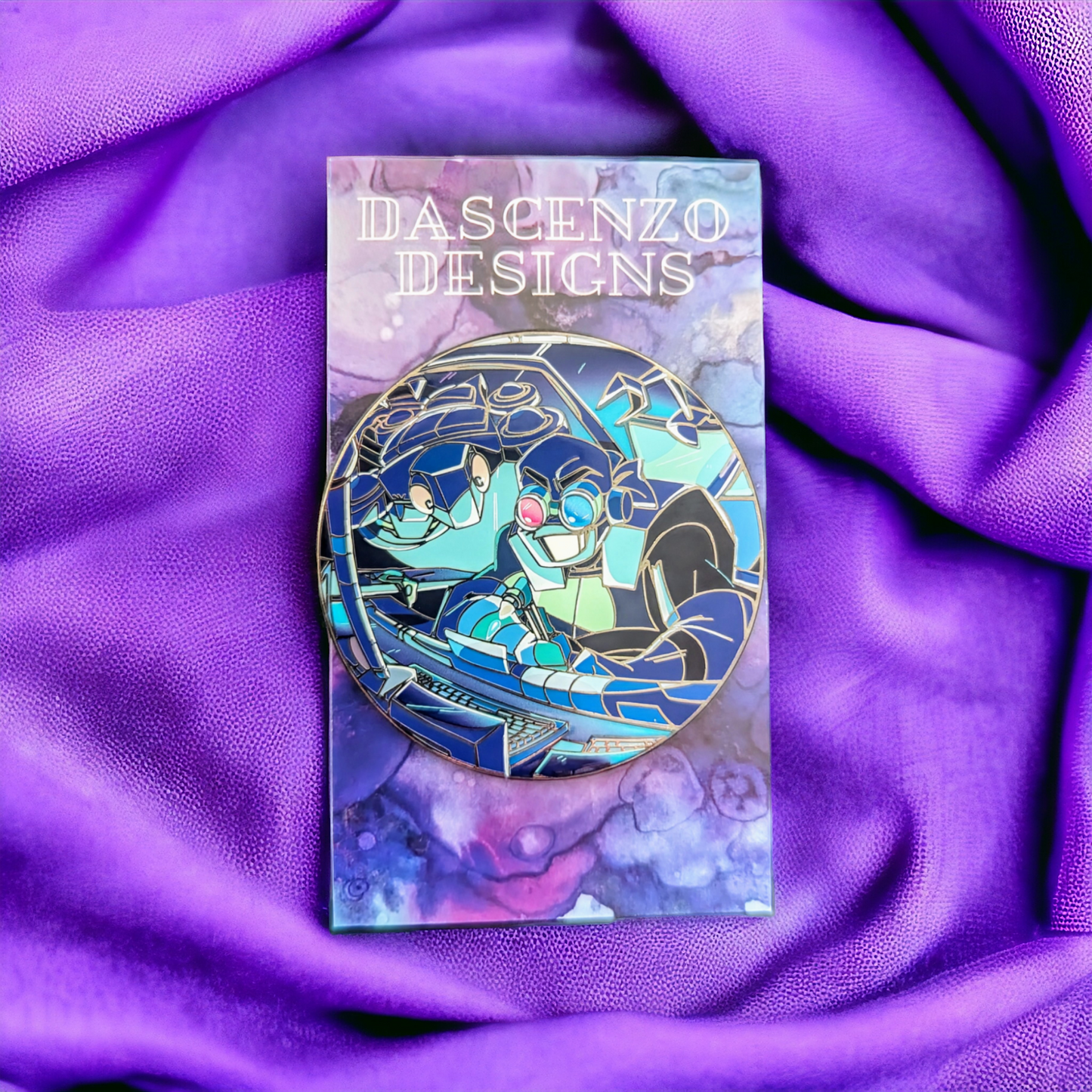 Preorder for Restock of ROTTMNT Donnie Lab Deluxe Enamel Pin