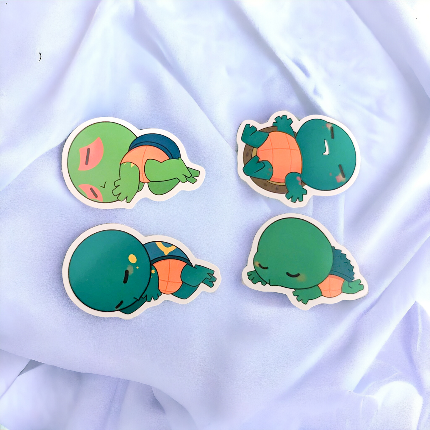 ROTTMNT Vinyl Sticker: Sleepy Time Turtle Tots