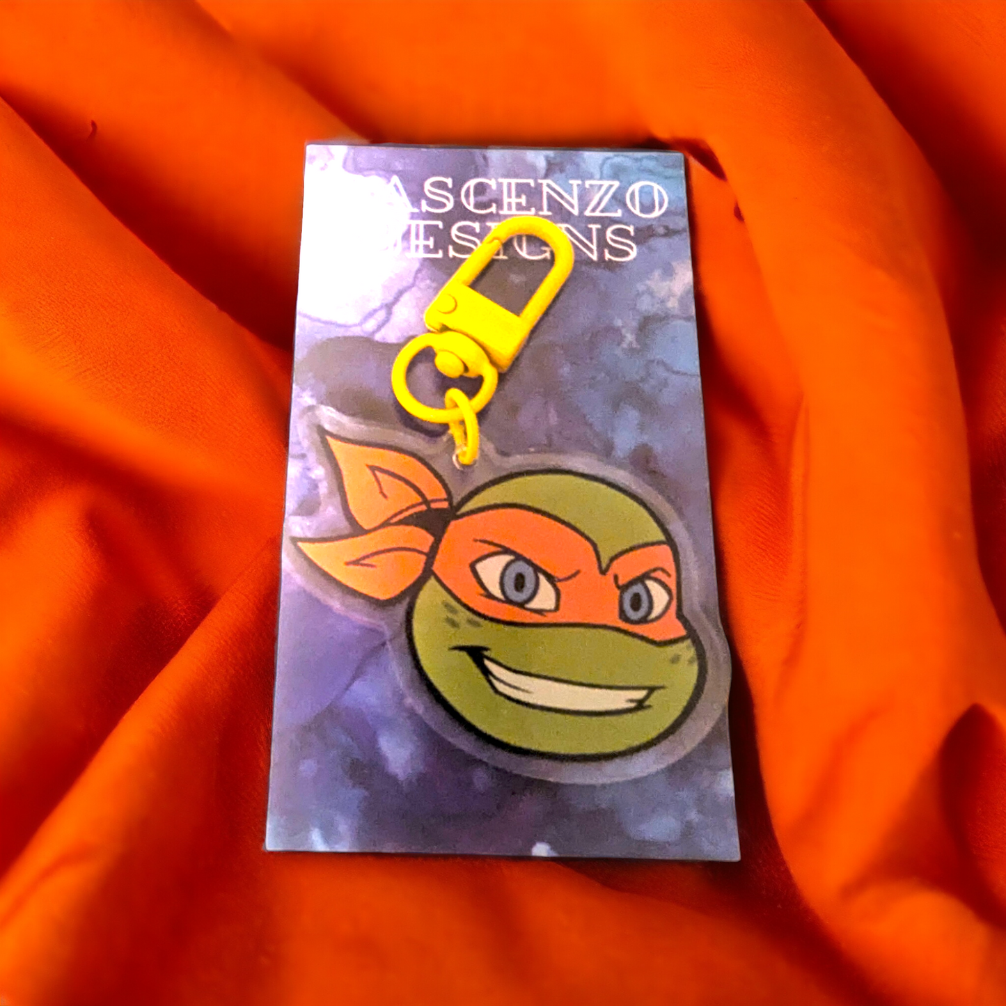 TMNT 2012 Acrylic Keychain: Mikey
