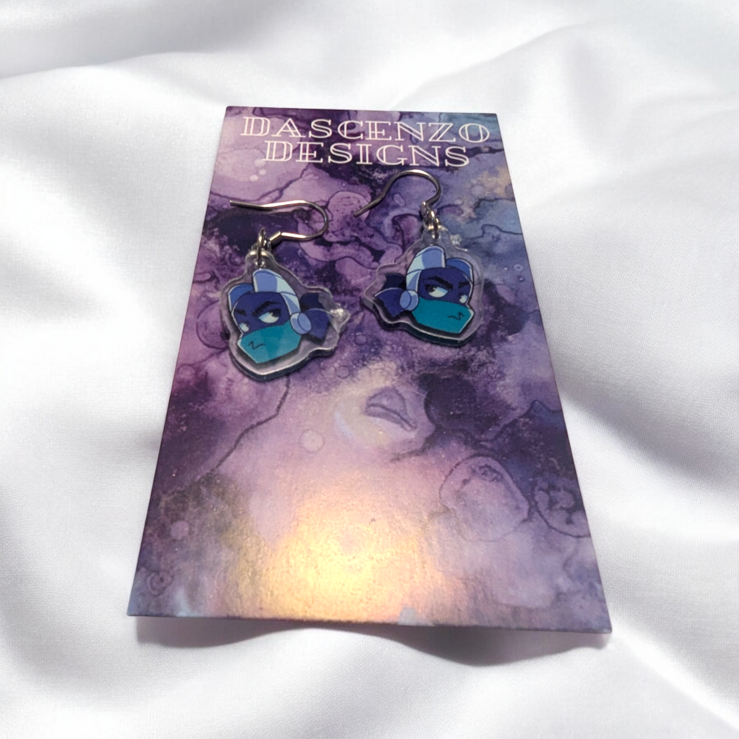 ROTTMNT Acrylic Dainty Dangle Earrings: Donnie