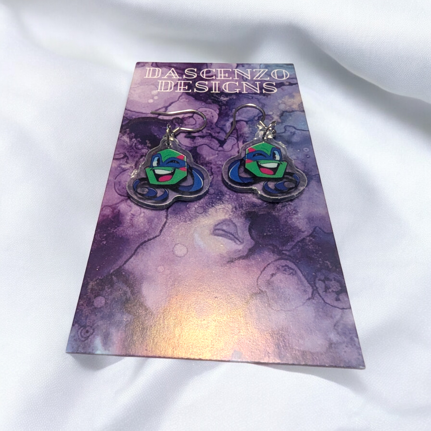 ROTTMNT Acrylic Dainty Dangle Earrings: Leo