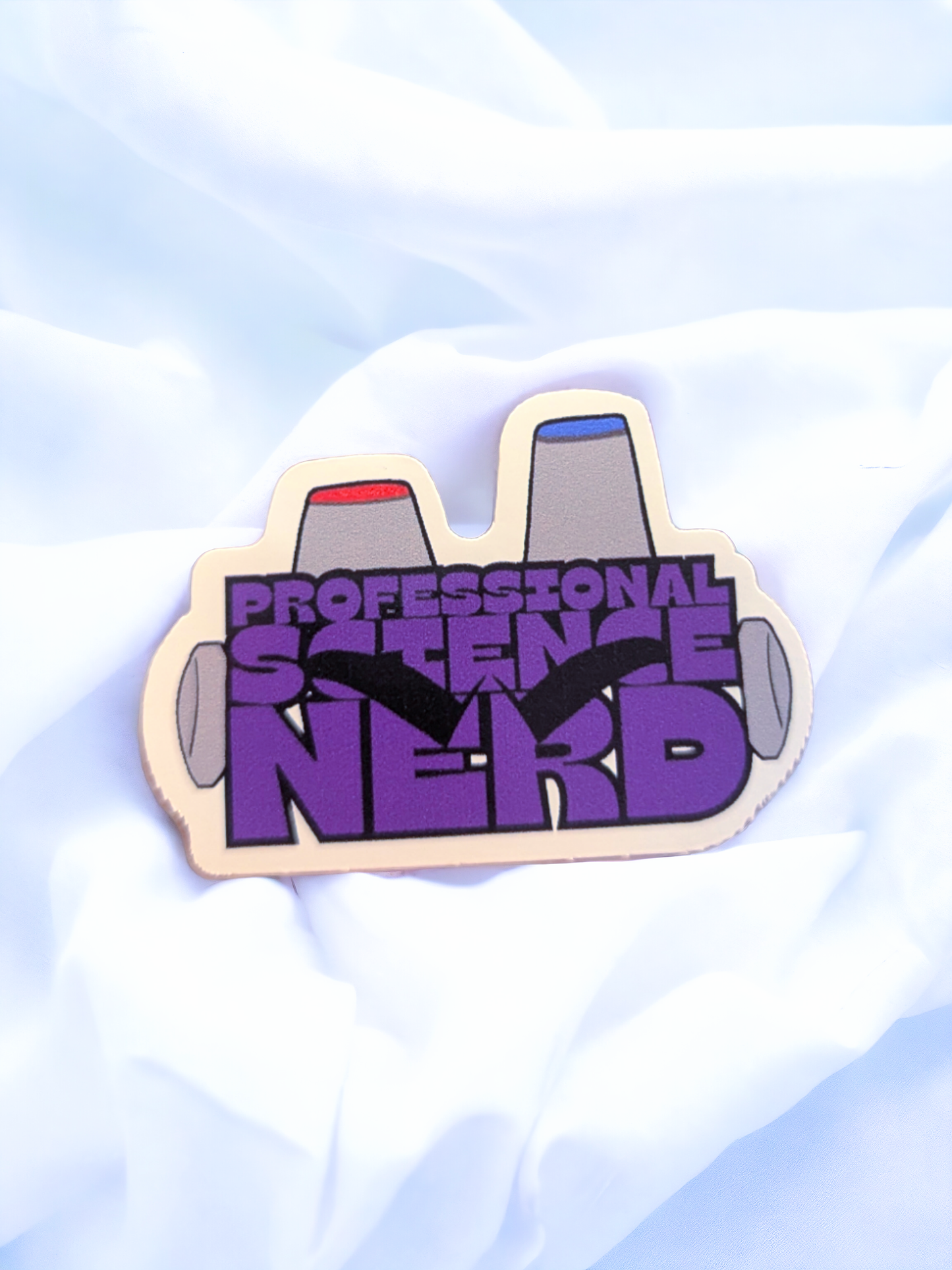 ROTTMNT Vinyl Sticker: Science Nerd