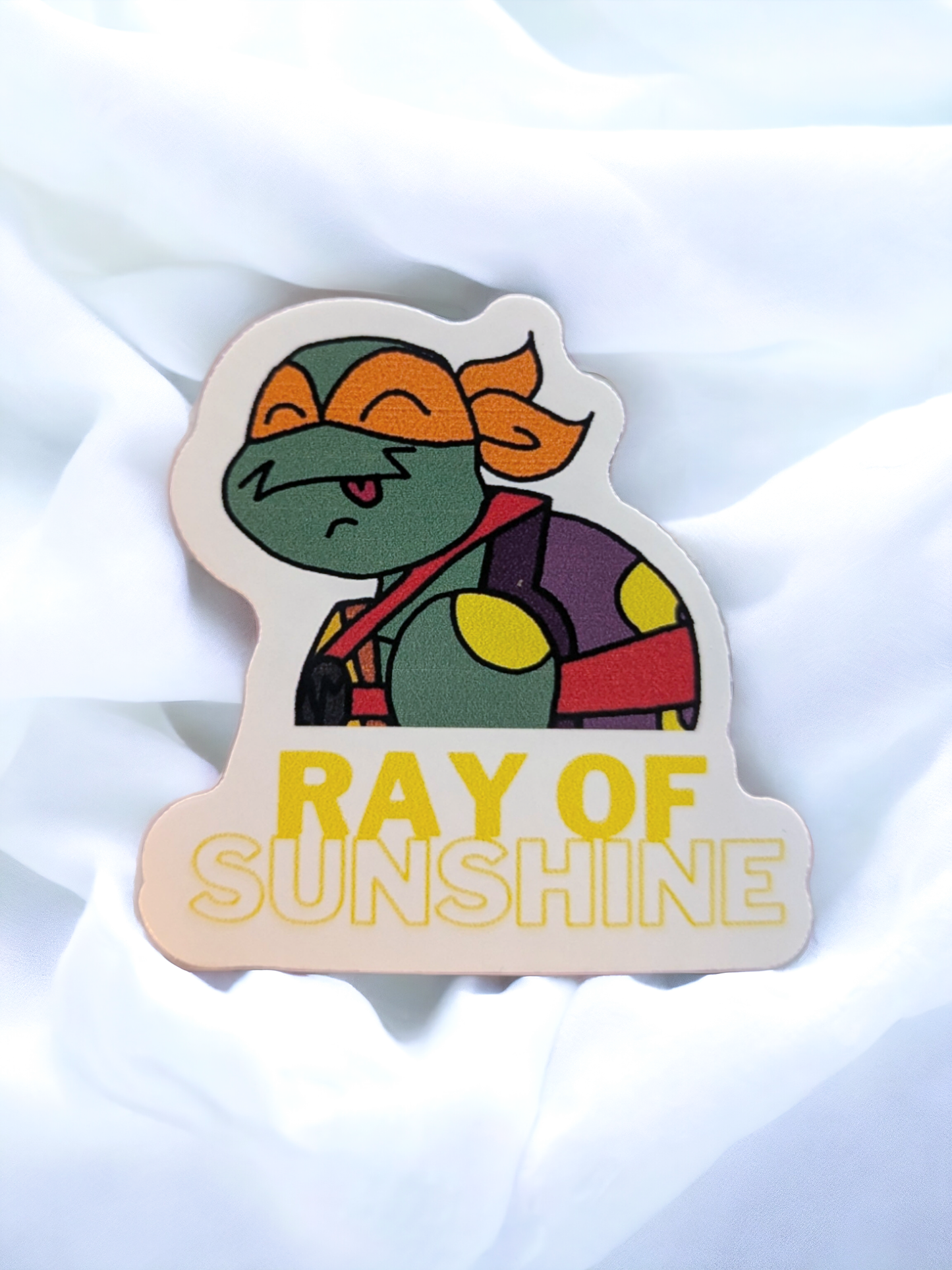 ROTTMNT Vinyl Sticker: Mikey Sunshine