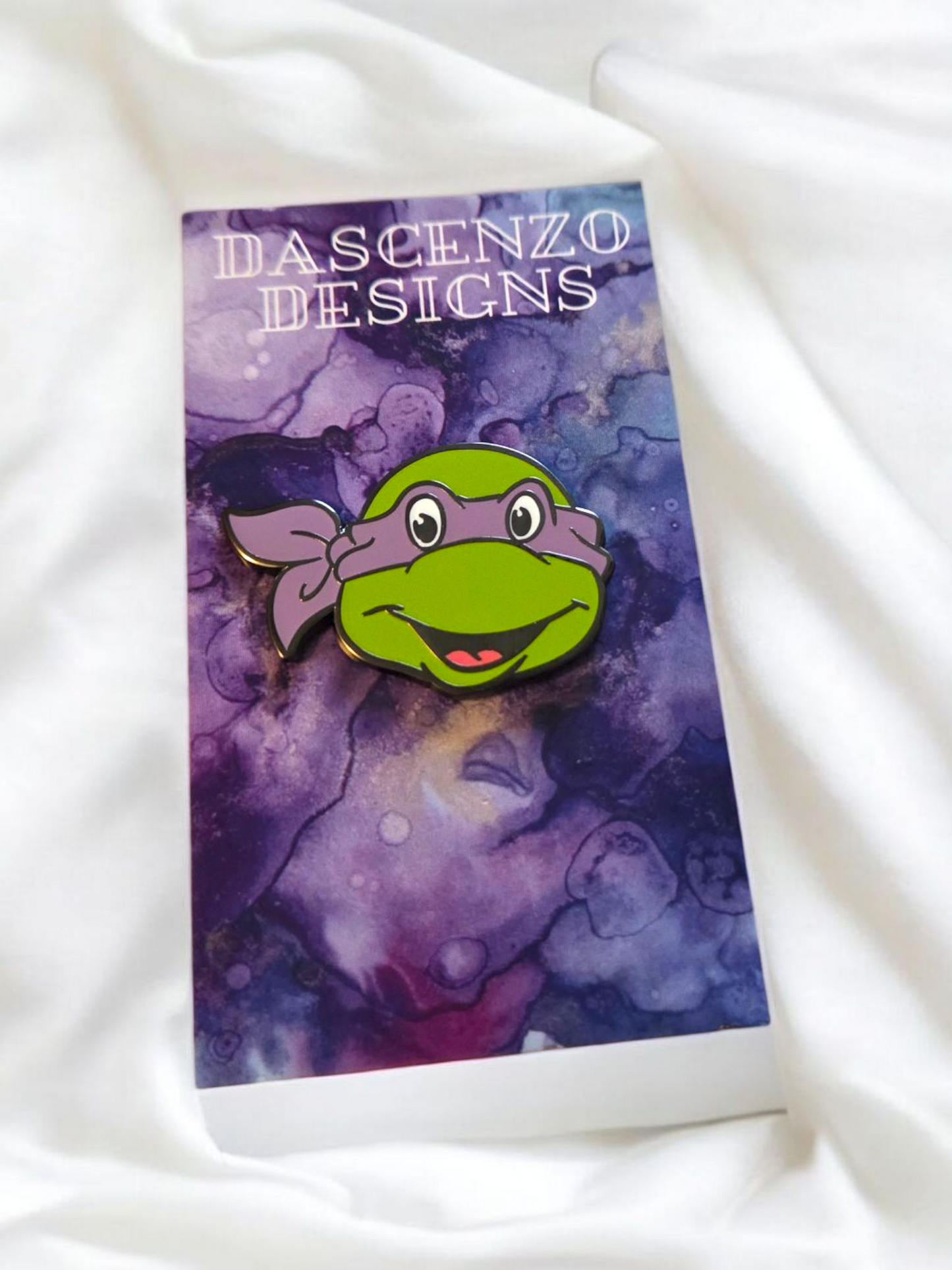 87 TMNT Headshot hard enamel pins