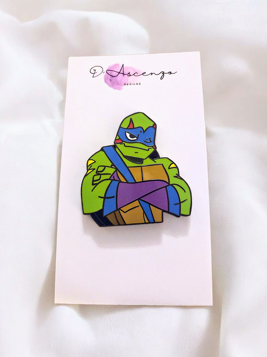 ROTTMNT Enamel Pin: Leo