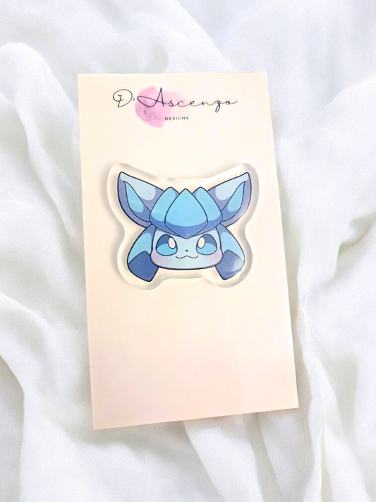 Pokemon Acrylic Pin: Glaceon