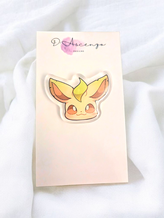 Pokemon Acrylic Pin: Leafeon