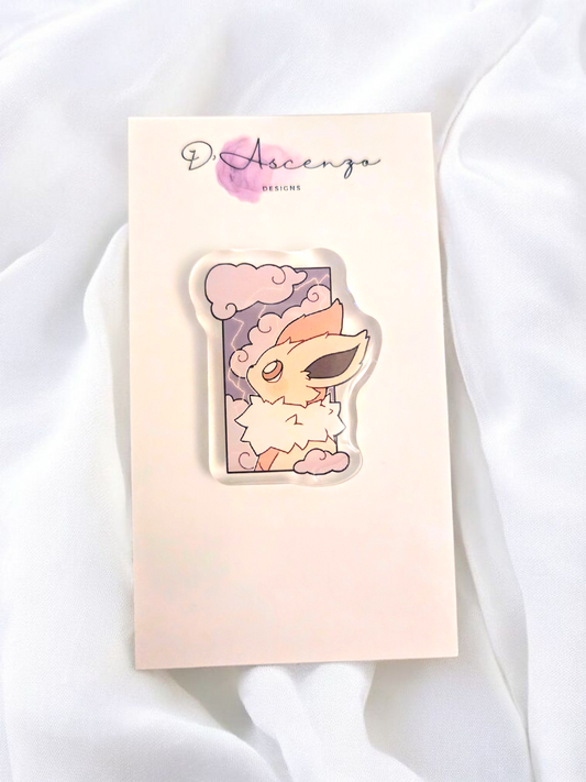Pokemon Acrylic Panel Pin: Jolteon