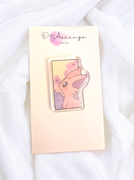 Pokemon Acrylic Panel Pin: Espeon