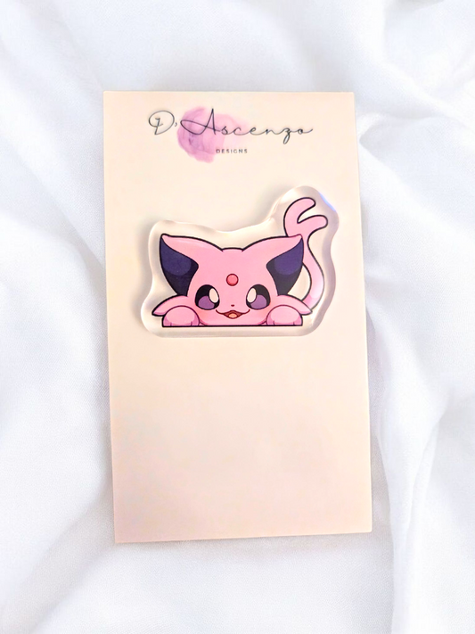 Pokemon Acrylic Peeker Pin: Espeon