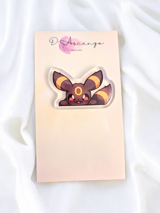 Pokemon Acrylic Peeker Pin: Umbreon