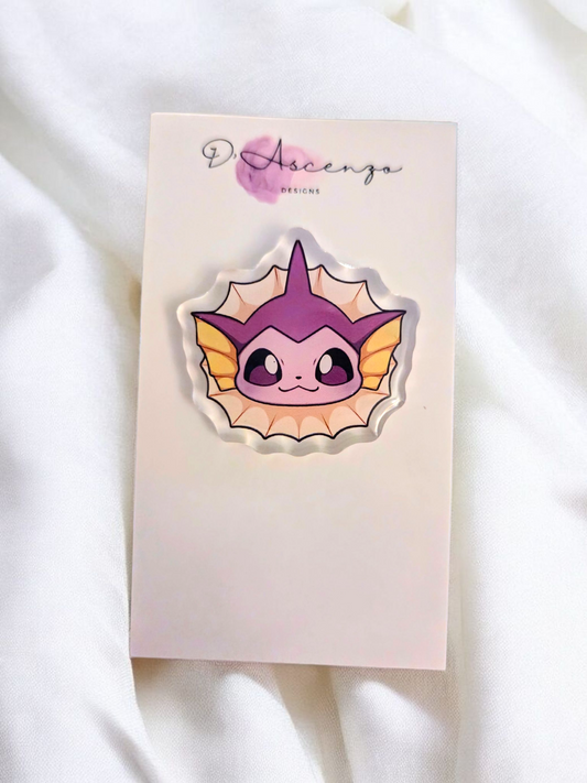 Pokemon Acrylic Pin: Shiny Vaporeon
