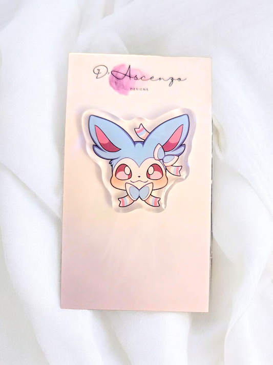 Pokemon Acrylic Pin: Shiny Sylveon