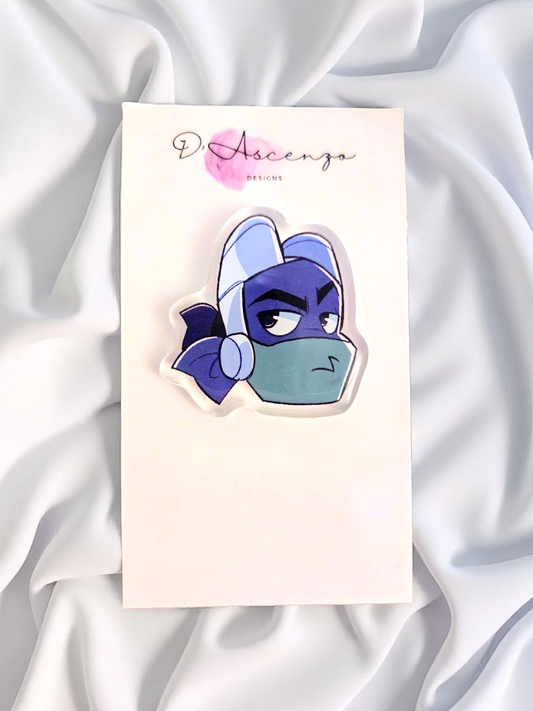 ROTTMNT Acrylic Pin: Donnie