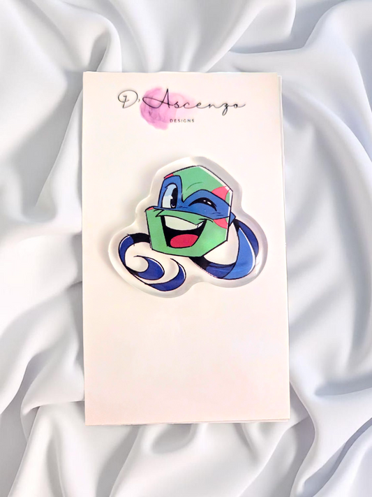 ROTTMNT Acrylic Pin: Leo