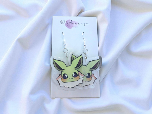 Pokemon Acrylic Dangle Earrings: Shiny Jolteon