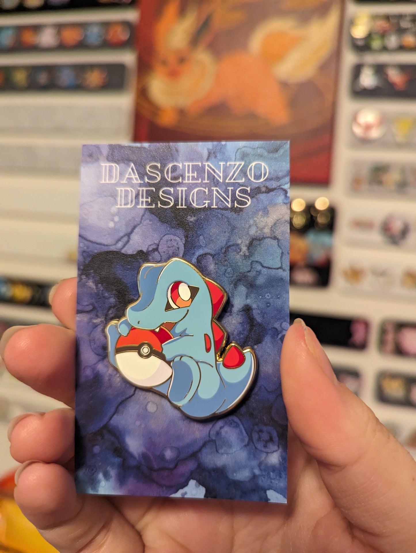 Totodile Hard Enamel Pin