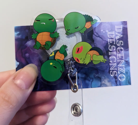 Turtle Tots Badge Reel