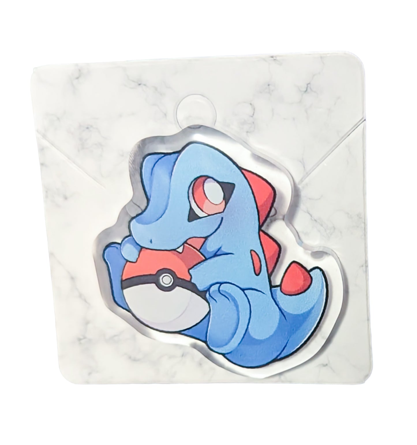 Acrylic Totodile Pin