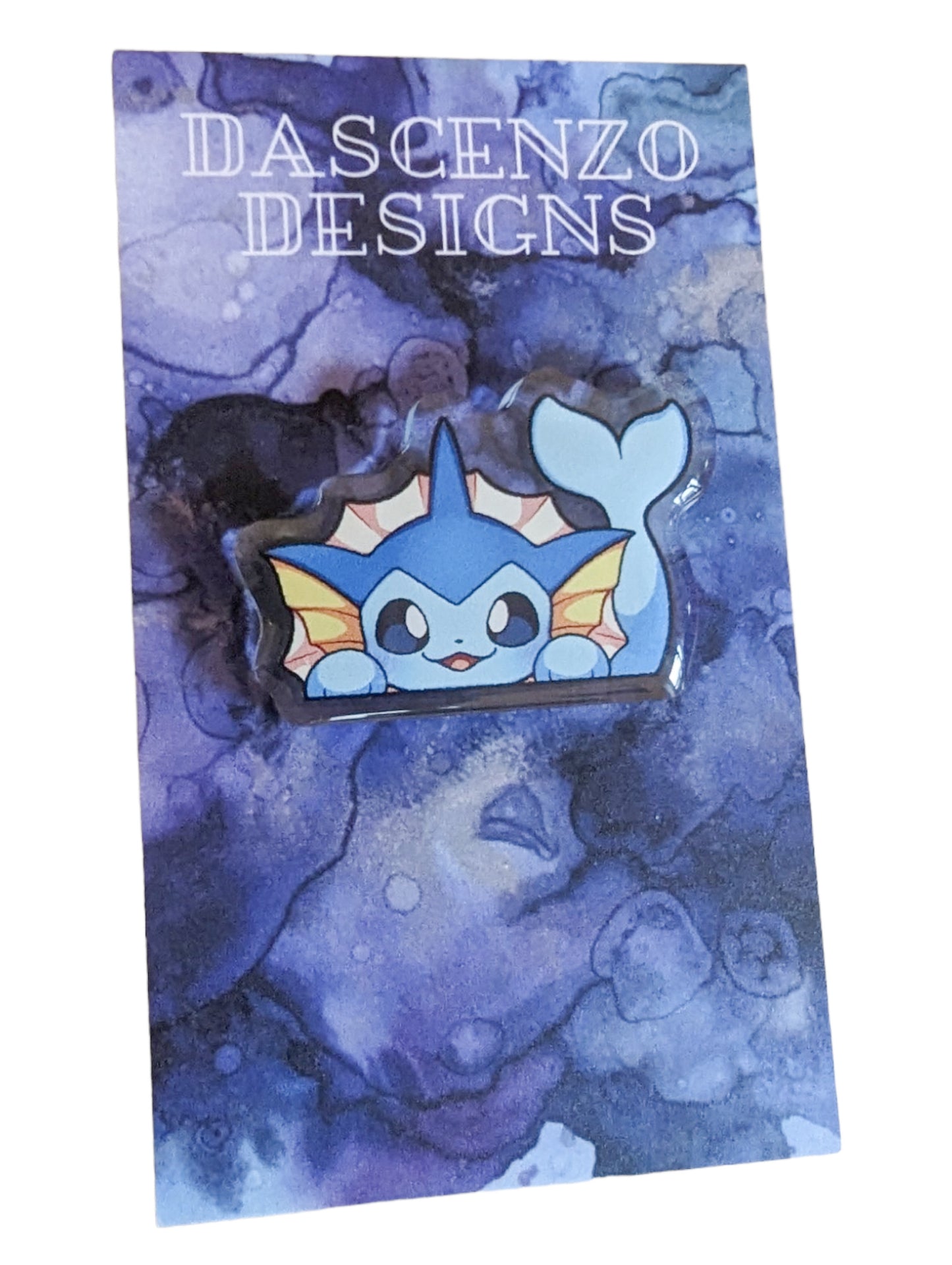 Vaporeon Peeker Pin