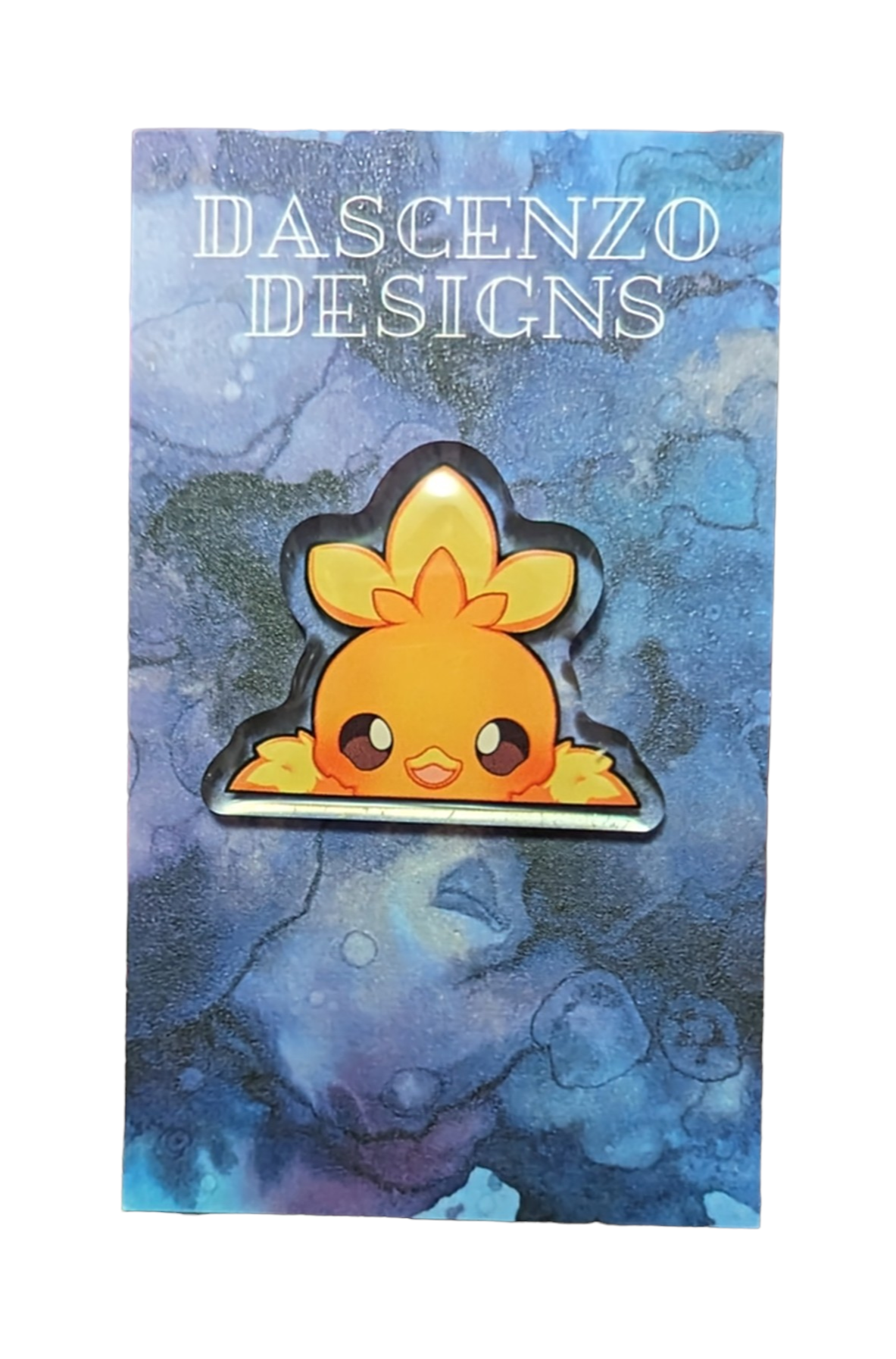 Torchic Peeker Pin