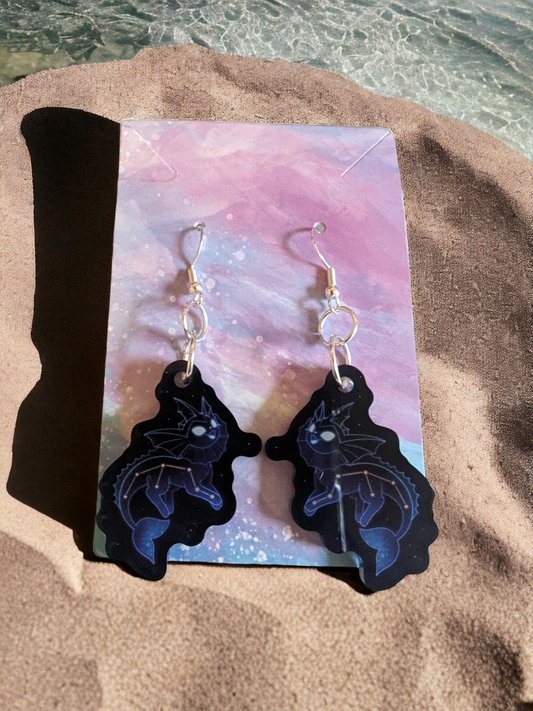 Cosmic Vaporeon Earrings