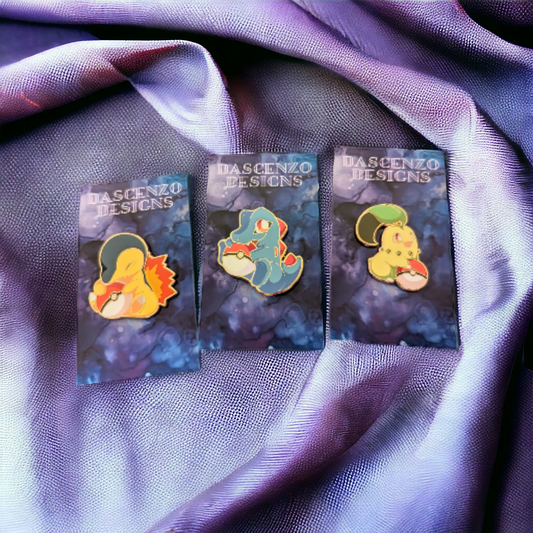 Jhoto Starters Enamel Pin Bundle