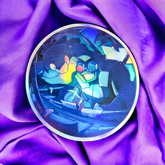 Lab Donnie Holographic Vinyl Sticker