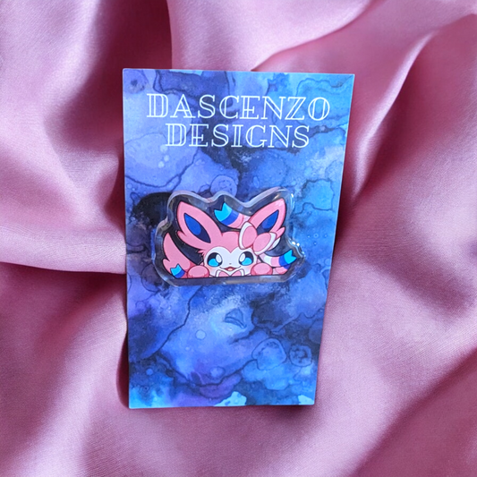 Sylveon Peeker Pin