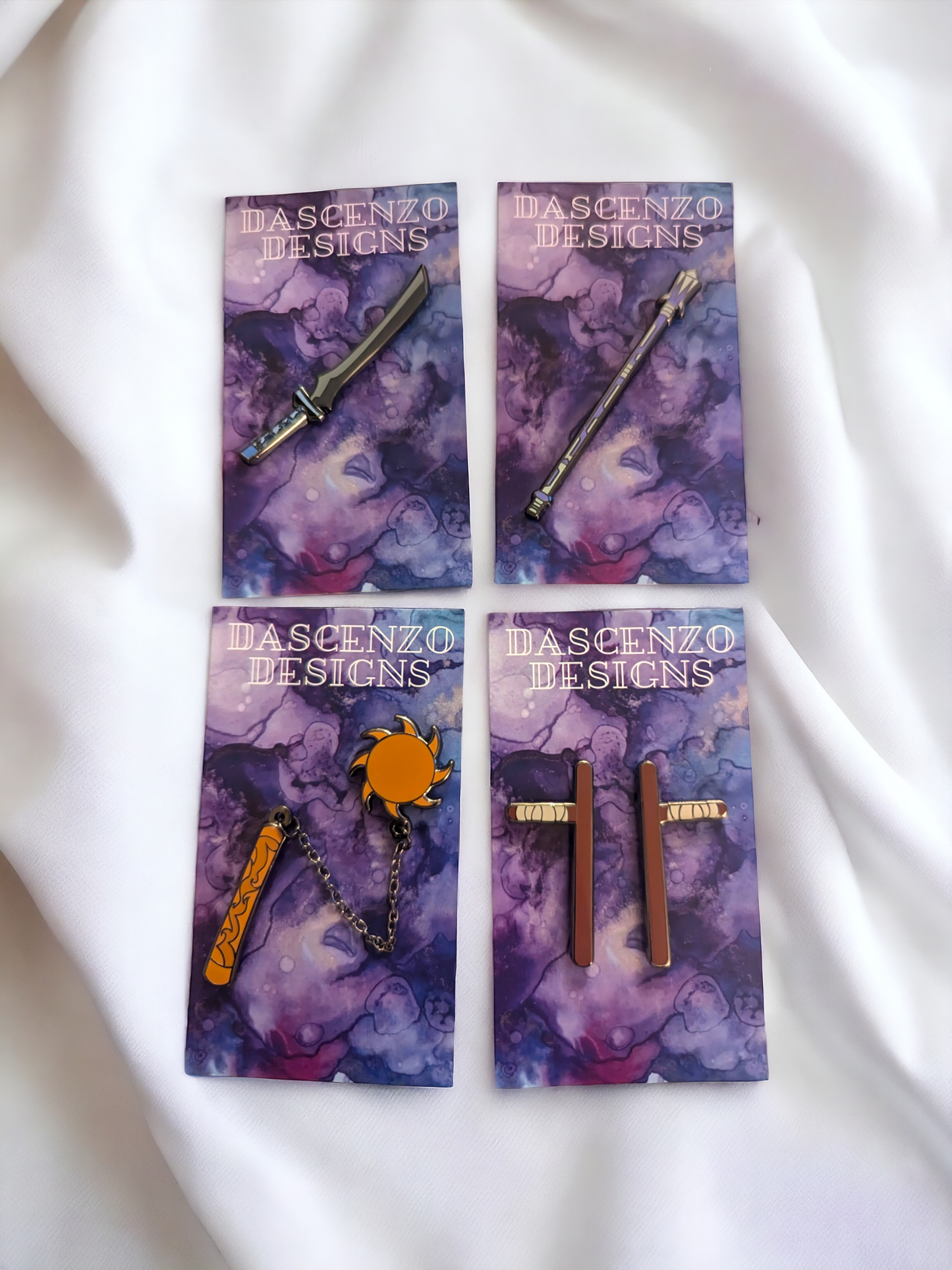 Tonfa Pins - Raph's Mystic Weapons