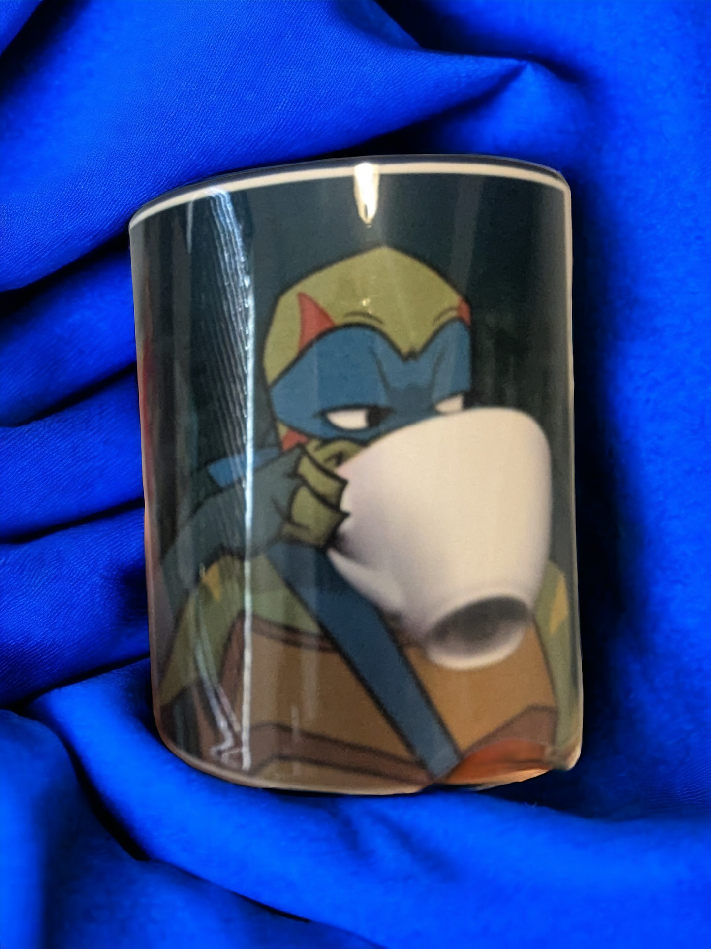 ROTTMNT Leo Tea Meme Mug