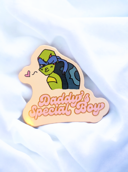 ROTTMNT Vinyl Sticker: Daddy's Special Boy Leo