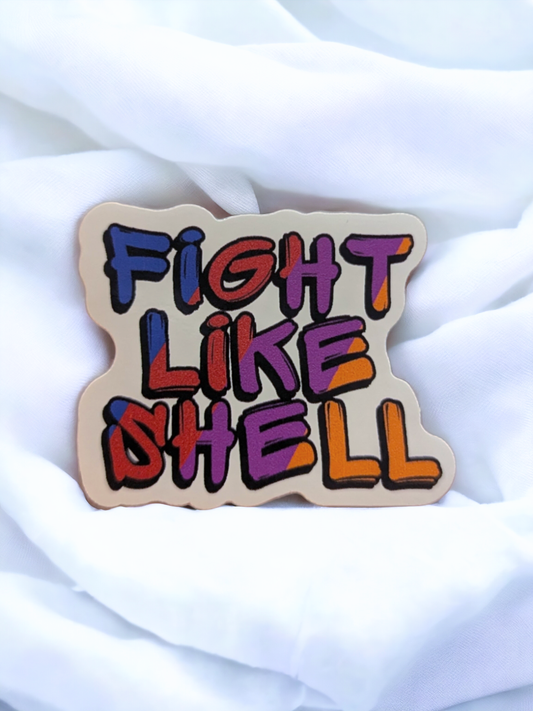 ROTTMNT Vinyl Sticker: Fight Like Shell
