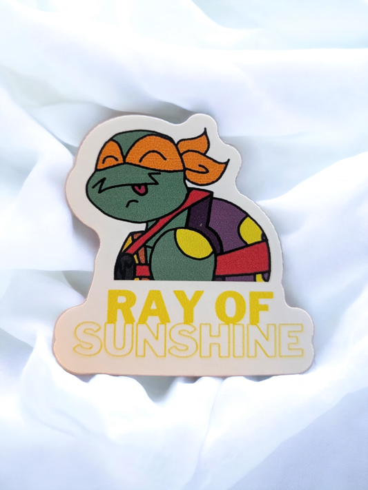 ROTTMNT Vinyl Sticker: Mikey Sunshine