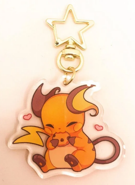 Raichu Cookie Keychain