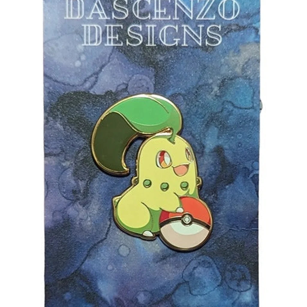 Chikorita Hard Enamel Pin