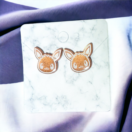 Eevee Handmade Resin Earrings