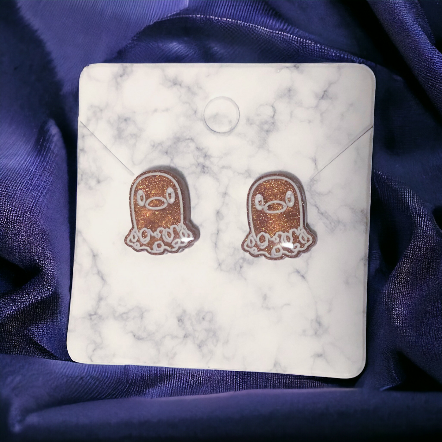 Diglett Handmade Resin Earrings