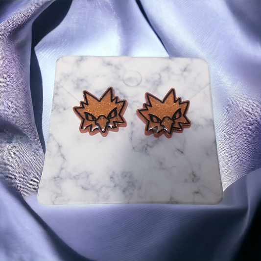 Glarian Zapdos Handmade Resin Earrings